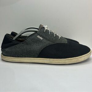 Olukai Nohea Moku Navy Blue Drop In Heel Slip On Shoes